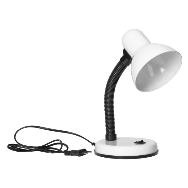 FUPI, desk lamp, 10W, E27, steel+ plastic, white FUPI, desk lamp, 10W, E27, steel+ plastic, white